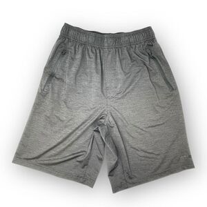 Mitre Shorts Gray Athletic Lightweight Zip Pockets Men’s Size Medium